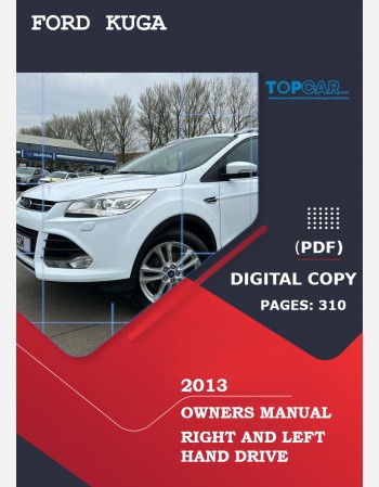 ford kuga 2013 owners manual